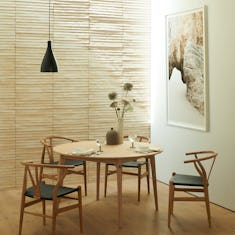 Dulwich Table and Wishbone Chair